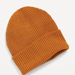 NWT OLD NAVY Ribbed Beanie Color Chaparral  OS